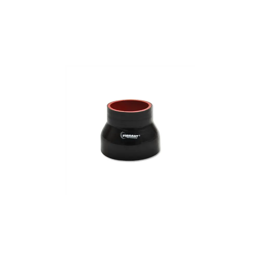 Reducer Coupler, 3.50" I.D. x 4.00" I.D. x 3.00" long - Black - VIB2776